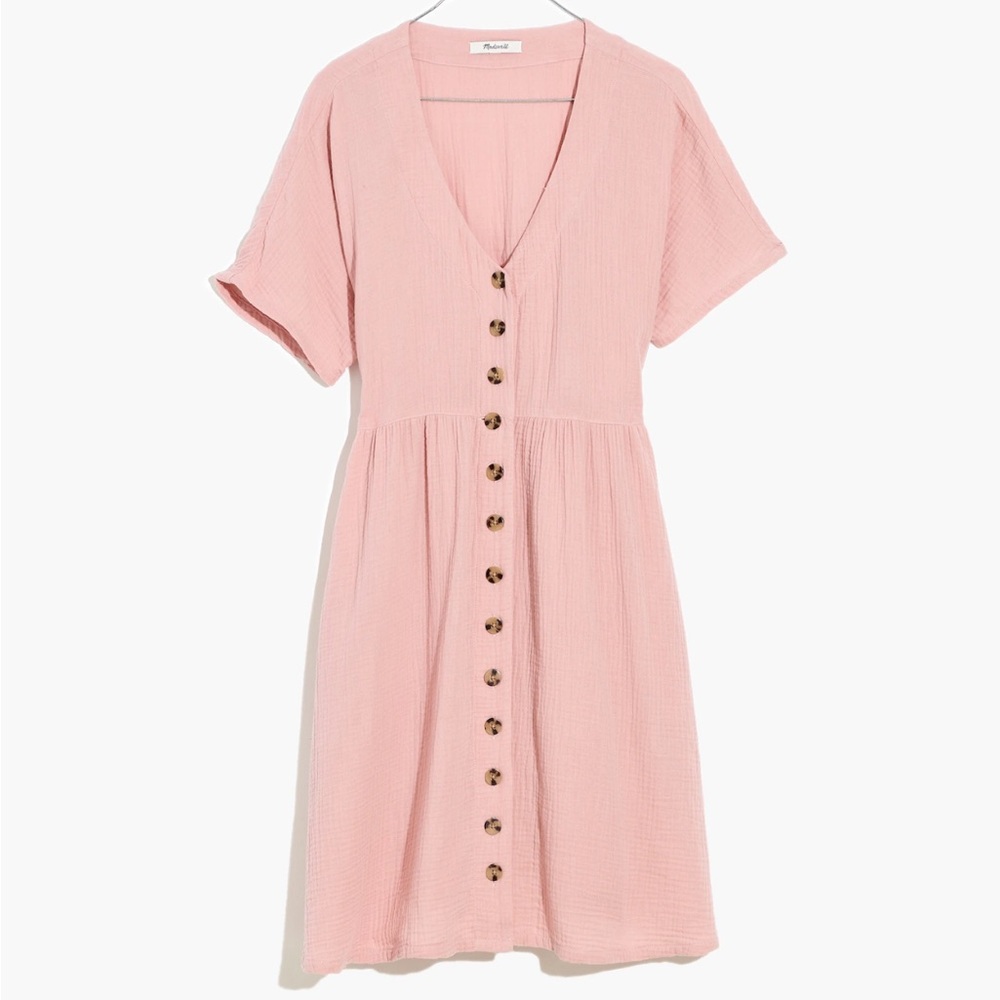 Madewell Lightspun Gauze Dress - size med